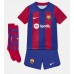 Barcelona Jules Kounde #23 Replica Home Minikit 2023-24 Short Sleeve (+ pants)